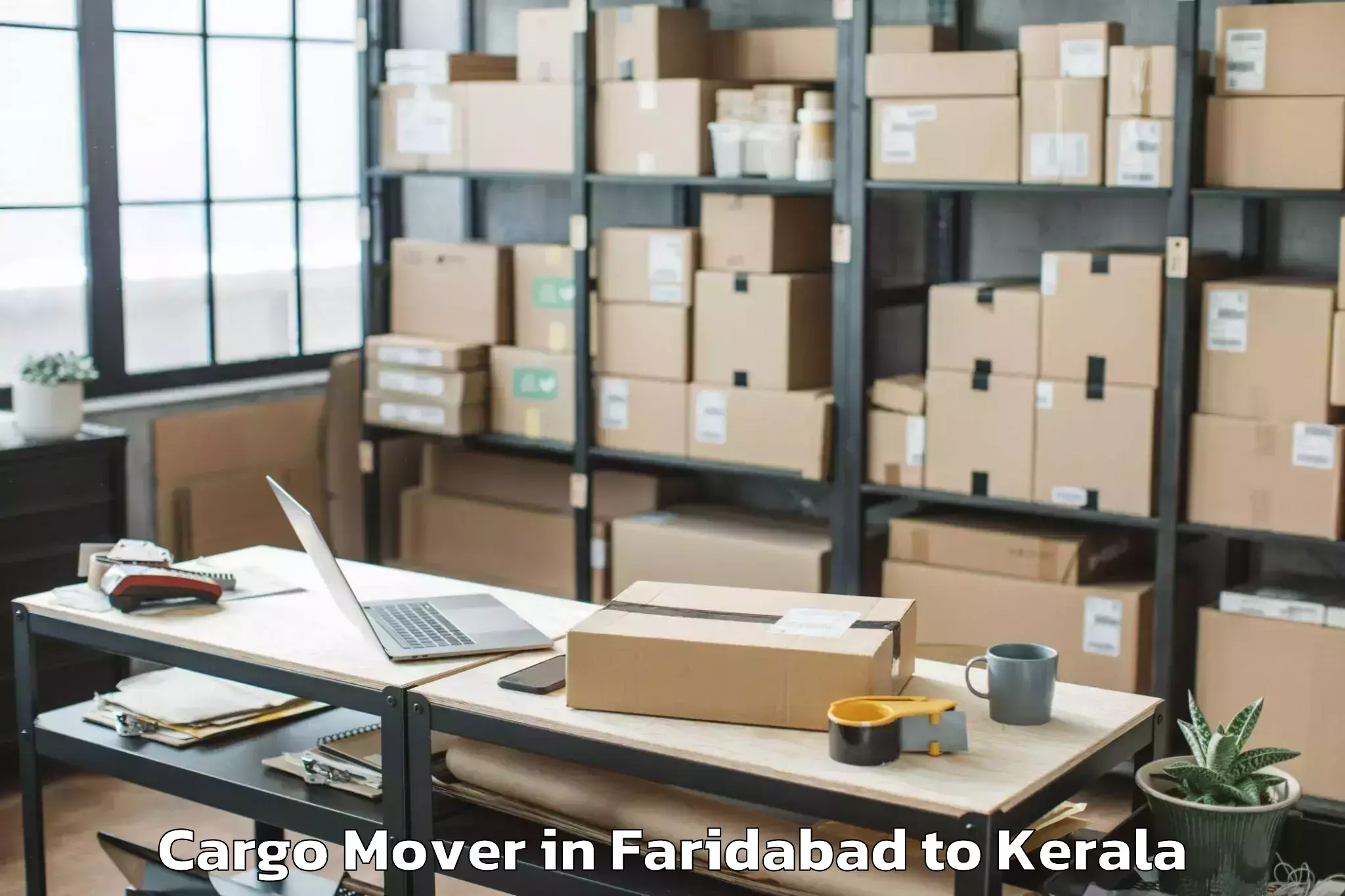 Top Faridabad to Perintalmanna Cargo Mover Available